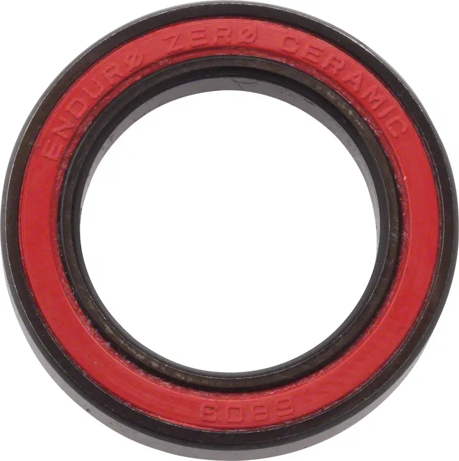 ENDURO BEARINGS Zero Ceramic Grade 3 6803 Sealed Cartridge Bearing 1 ENDURO BEARINGS Zero Ceramic Grade 3 6803 Sealed Cartridge Bearing