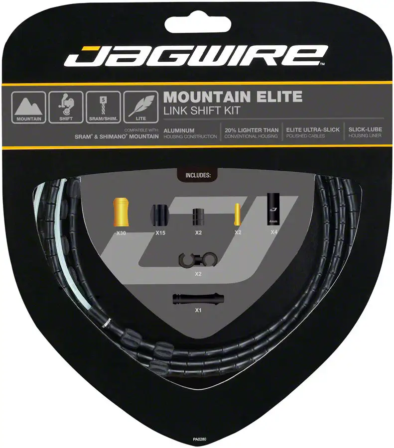 JAGWIRE Mountain Elite Shift Cable Kit 1 JAGWIRE Mountain Elite Shift Cable Kit