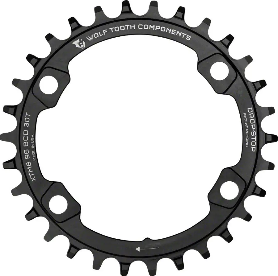 Wolftooth Components 96 Asymmetric BCD Chainring 1 Wolftooth Components 96 Asymmetric BCD Chainring