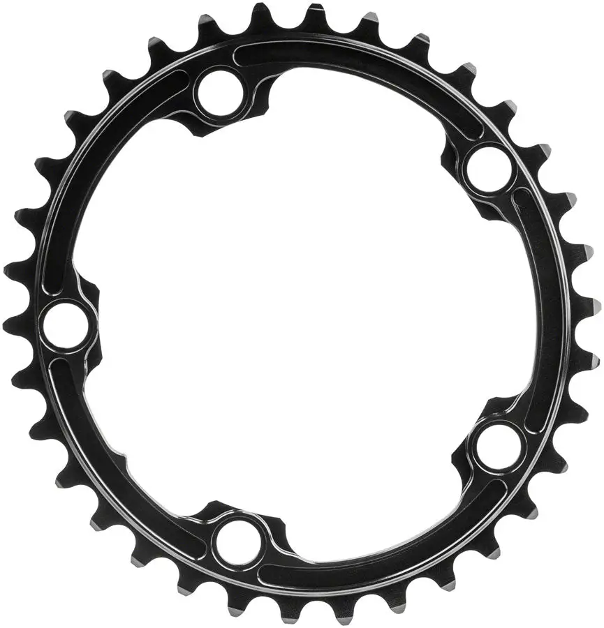 Absolute Black Premium Oval Road Inner Chainring (10/11-Speed) 1 Absolute Black Premium Oval Road Inner Chainring (10/11-Speed)