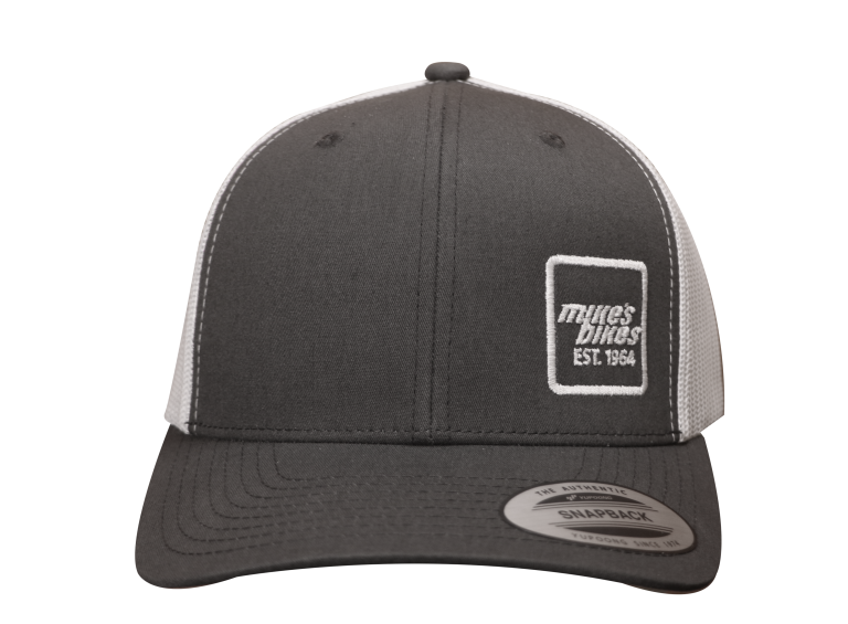 Mikes Bikes Square Snapback Hat 2 Mikes Bikes Square Snapback Hat - Image 2