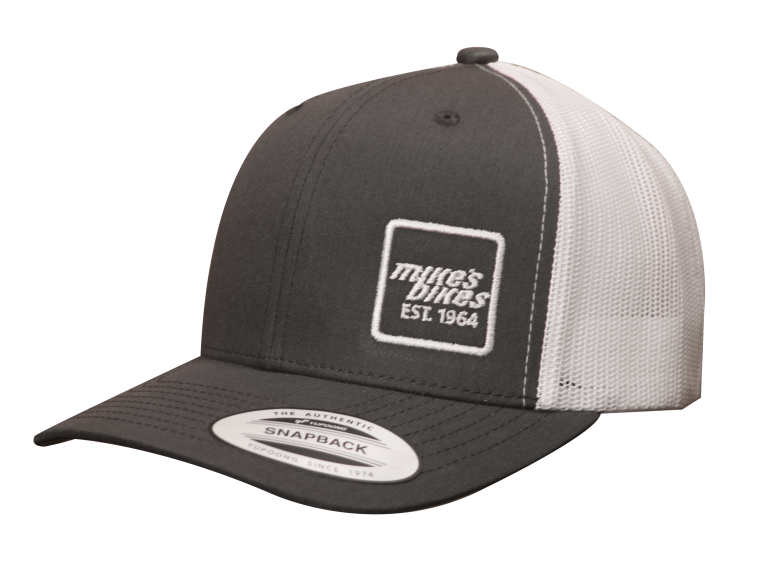 Mikes Bikes Square Snapback Hat 1 Mikes Bikes Square Snapback Hat