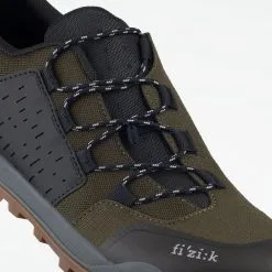 Fizik Terra Ergolace X2 Mountain Shoes -Shimano Shop terra ergolace x2 olive caramel 5 fizik mtb lace up closure shoes 2