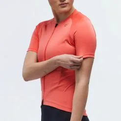 Foundation Jersey (Women's) -Shimano Shop womens foundation jersey coral side detail 1200x 49551249 c5f7 41d0 967a 18f0f12b4c9d